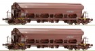 67273 Roco Set of 2 Hopper car with swing roof